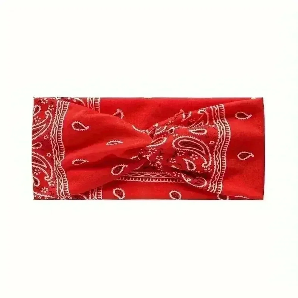 Boho-Chic Tie-Dye Paisley Headband